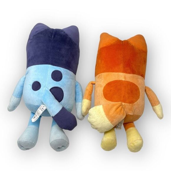 Bluey Moose Best Mate Bluey & Bingo Large Stuffed Plush Animal Set 18in/16in - Picture 2 of 12